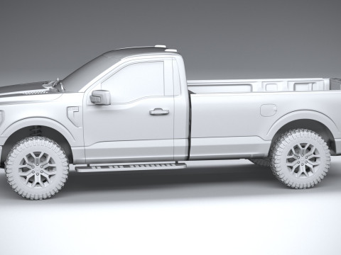 F150 Tremor Regular Cab 2022 Model 3D