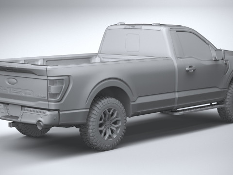 F150 Tremor Regular Cab 2022 Model 3D