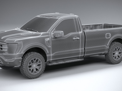 F150 Tremor Regular Cab 2022 Model 3D