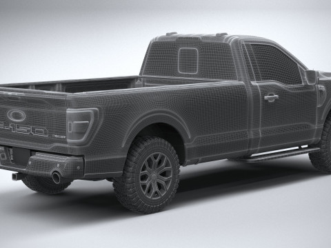 F150 Tremor Regular Cab 2022 Model 3D