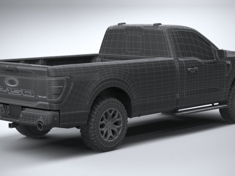 F150 Tremor Regular Cab 2022 Model 3D
