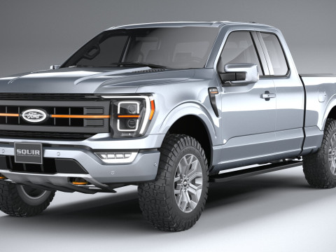 F150 Tremor Super Cab 2022 3D मॉडल