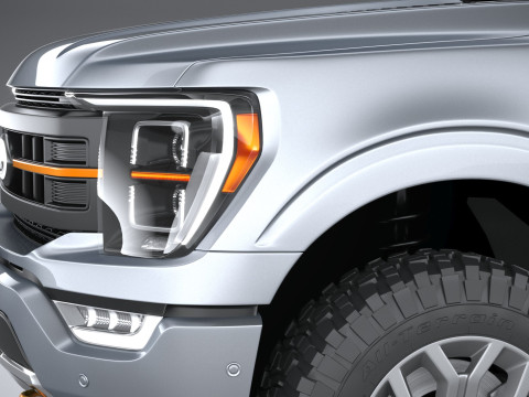 F150 Tremor Super Cab 2022 3D मॉडल