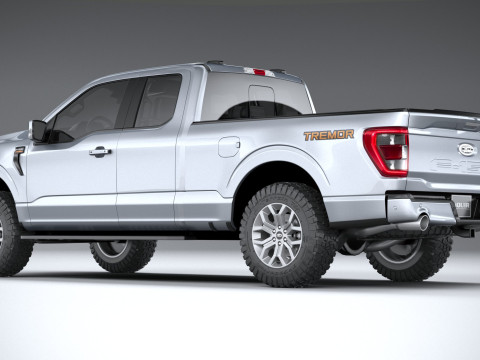 F150 Tremor Super Cab 2022 3D मॉडल