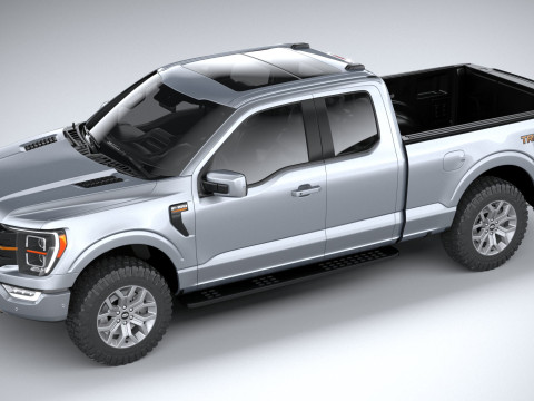 F150 Tremor Super Cab 2022 3D मॉडल