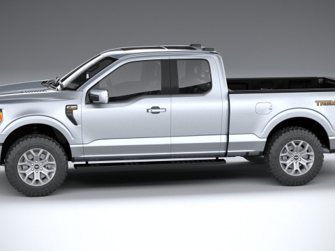F150 Tremor Super Cab 2022 3D मॉडल