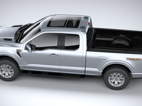 F150 Tremor Super Cab 2022 3D मॉडल