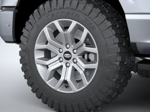 F150 Tremor Super Cab 2022 3D मॉडल