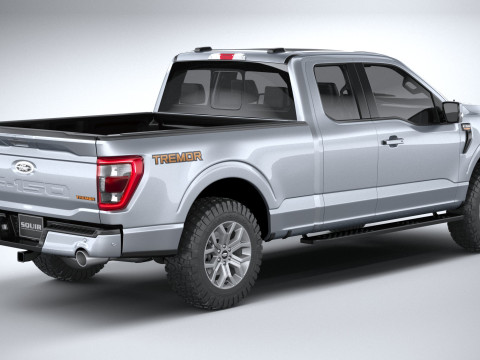 F150 Tremor Super Cab 2022 3D मॉडल