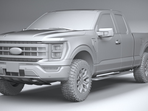 F150 Tremor Super Cab 2022 3D मॉडल