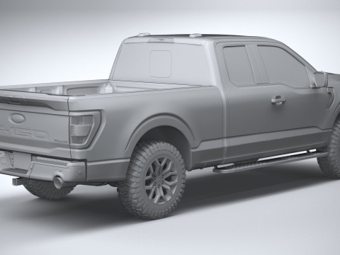 F150 Tremor Super Cab 2022 3D मॉडल