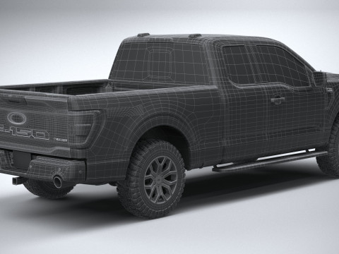 F150 Tremor Super Cab 2022 3D मॉडल