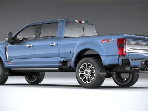 F350 Superduty Limited Edition 2023 3D Model
