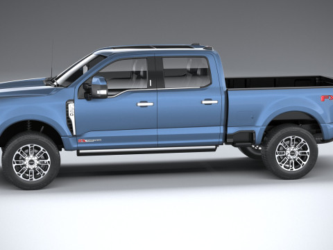 F350 Superduty Limited Edition 2023 3Dモデル