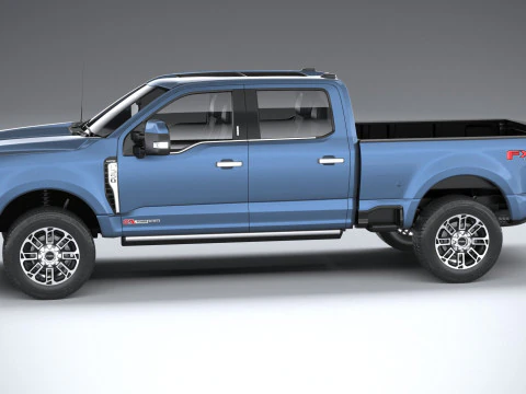 F350 Superduty Limited Edition 2023 3D Model