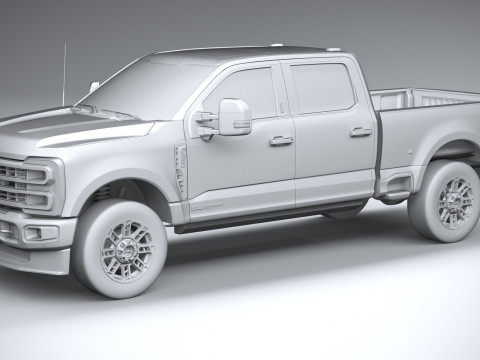 F350 Superduty Limited Edition 2023 3Dモデル
