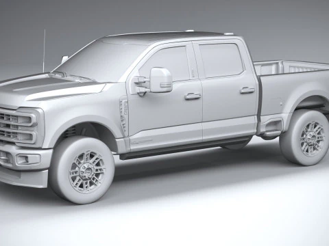 F350 Superduty Limited Edition 2023 3D Model