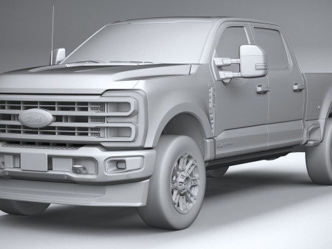 F350 Superduty Limited Edition 2023 3Dモデル