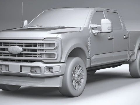 F350 Superduty Limited Edition 2023 3D Model