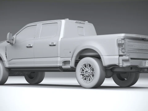 F350 Superduty Limited Edition 2023 3D Model