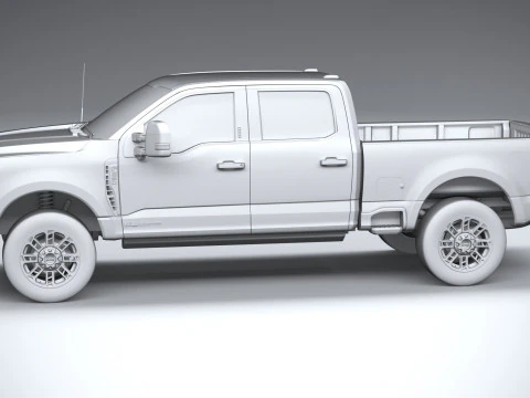 F350 Superduty Limited Edition 2023 3D Model