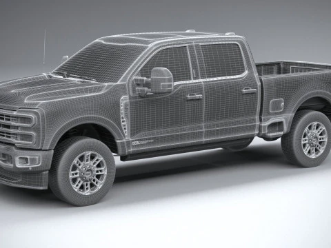 F350 Superduty Limited Edition 2023 3D Model