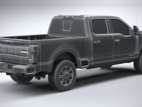 F350 Superduty Limited Edition 2023 3Dモデル