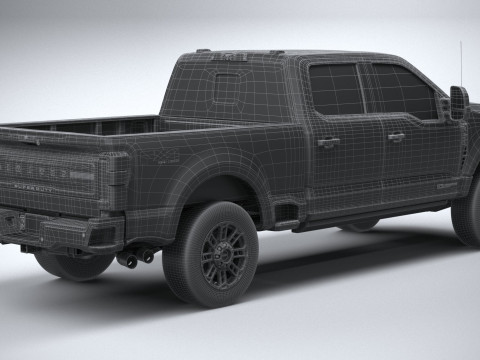 F350 Superduty Limited Edition 2023 3Dモデル