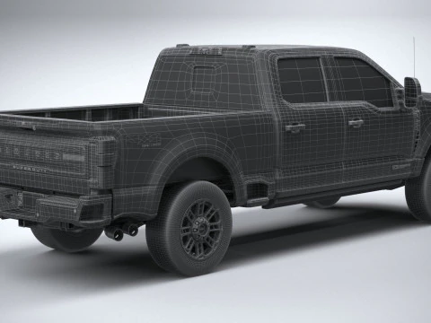 F350 Superduty Limited Edition 2023 3D Model