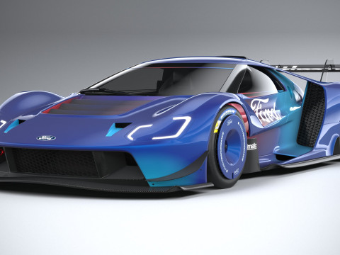 Racing Car GT Mk IV 2023 Modello 3D