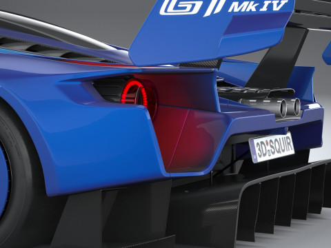 Racing Car GT Mk IV 2023 Modello 3D