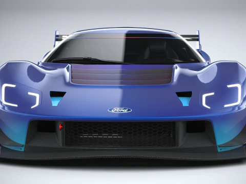 Racing Car GT Mk IV 2023 3D Model