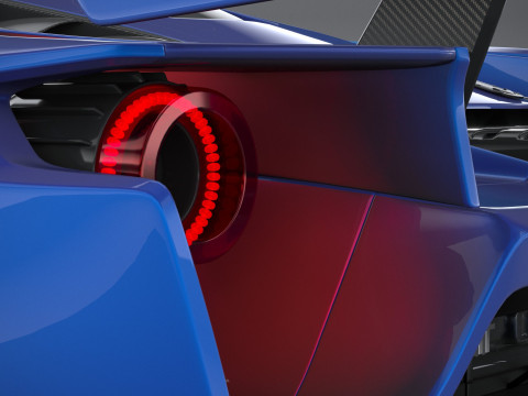 Racing Car GT Mk IV 2023 Modello 3D