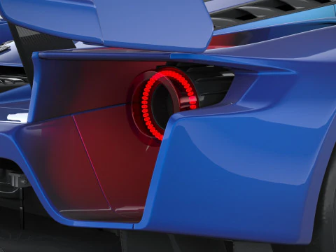 Racing Car GT Mk IV 2023 3D Model