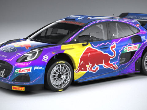 Puma M-Sport WRC Hybrid Rally1 2022 3D Model