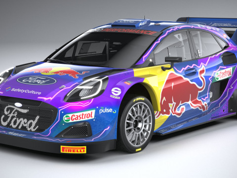 Puma M-Sport WRC Hybrid Rally1 2022 Model 3D
