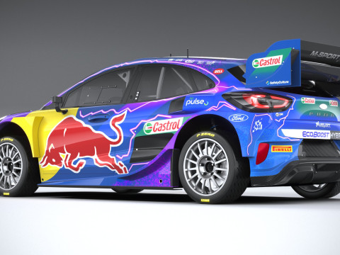 Puma M-Sport WRC Hybrid Rally1 2022 Model 3D