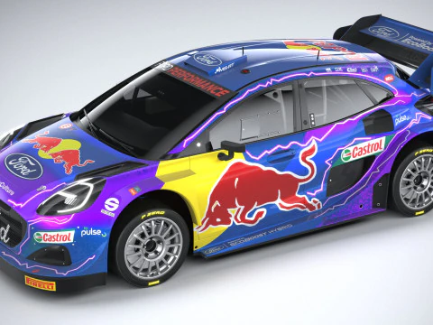 Puma M-Sport WRC Hybrid Rally1 2022 3D Model