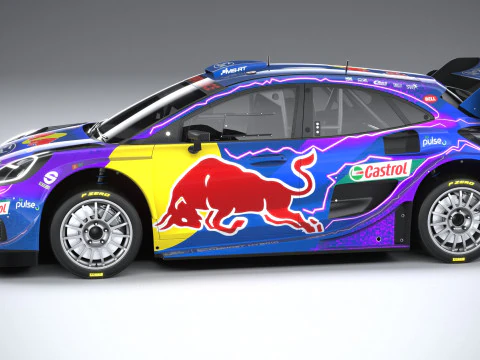 Puma M-Sport WRC Hybrid Rally1 2022 3D Model