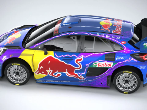 Puma M-Sport WRC Hybrid Rally1 2022 3D Model