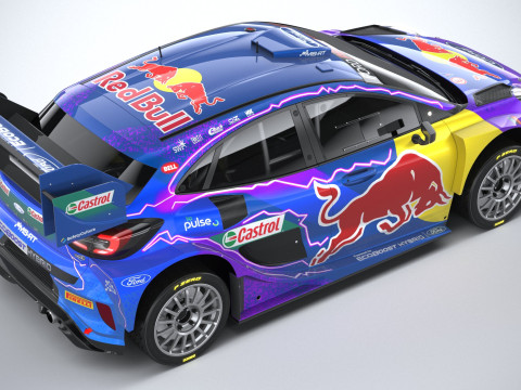 Puma M-Sport WRC Hybrid Rally1 2022 Model 3D