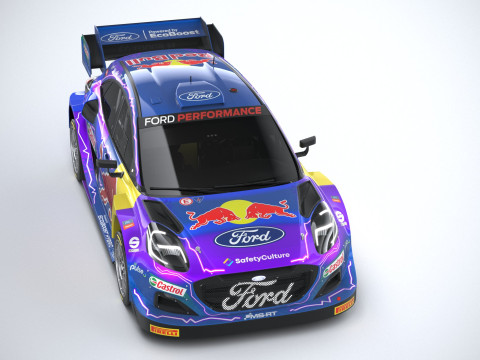 Puma M-Sport WRC Hybrid Rally1 2022 Model 3D