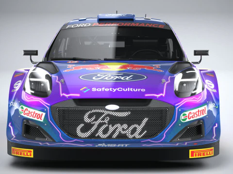 Puma M-Sport WRC Hybrid Rally1 2022 3D Model