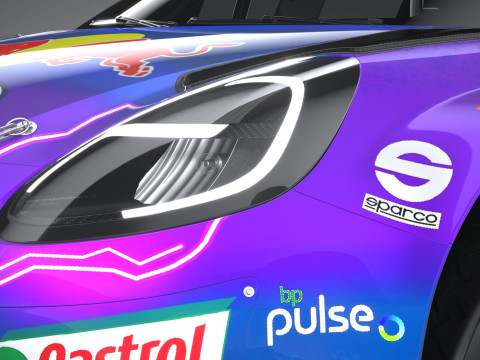 Puma M-Sport WRC Hybrid Rally1 2022 Model 3D