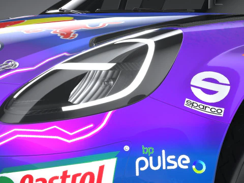 Puma M-Sport WRC Hybrid Rally1 2022 3D Model