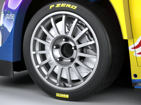 Puma M-Sport WRC Hybrid Rally1 2022 3D Model