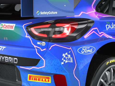 Puma M-Sport WRC Hybrid Rally1 2022 3D Model