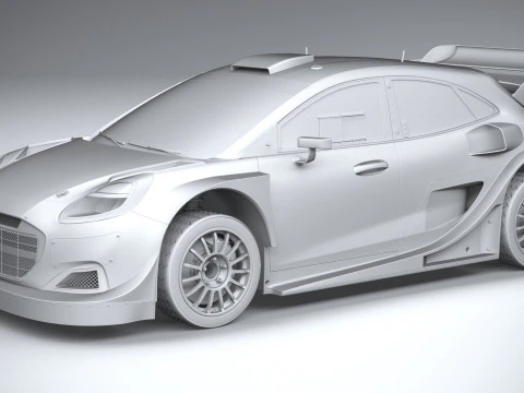 Puma M-Sport WRC Hybrid Rally1 2022 3D Model