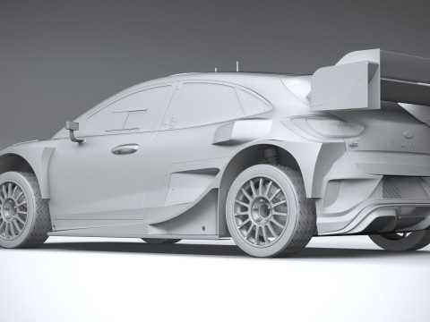 Puma M-Sport WRC Hybrid Rally1 2022 Model 3D