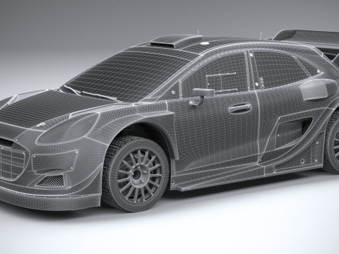 Puma M-Sport WRC Hybrid Rally1 2022 Model 3D